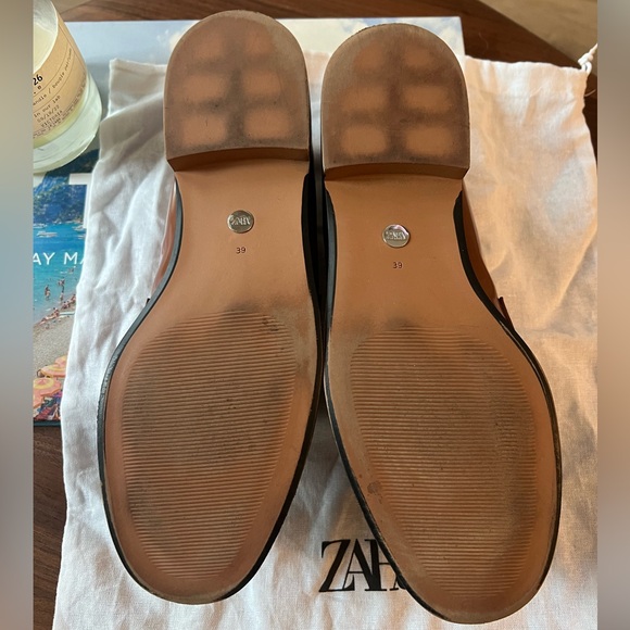 ZARA CONTRAST TASSEL LOAFERS - Picture 3 of 4